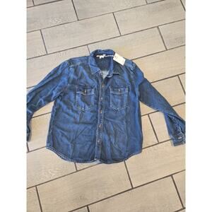 Good American Denim Shirt Jacket Top NWT Women’s